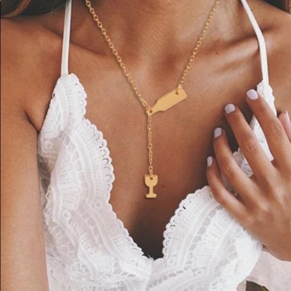 🍷Wine Glass Necklace🍷